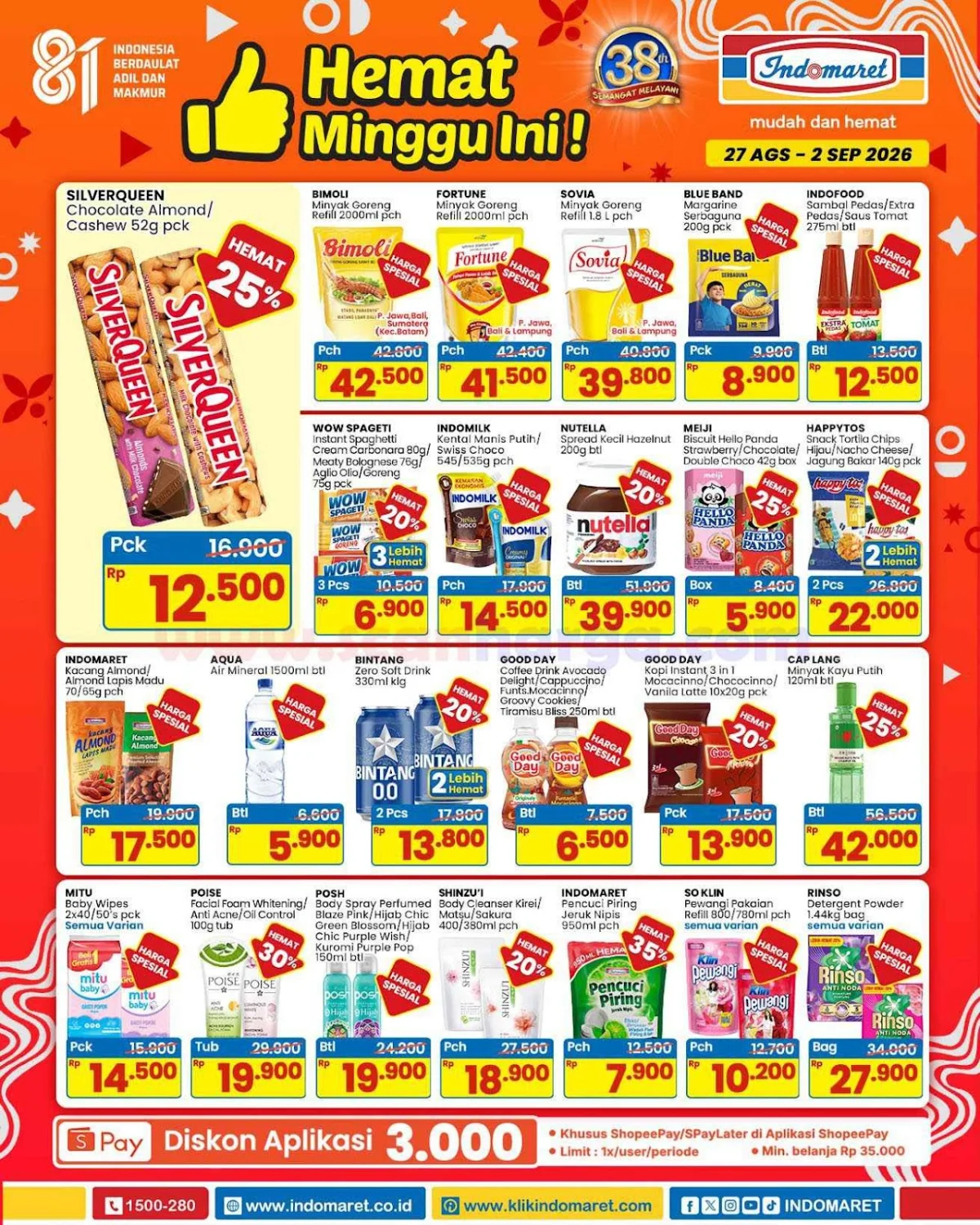 Promo JSM Indomaret: Belanja Hemat 28 Agustus - 2 September 2026