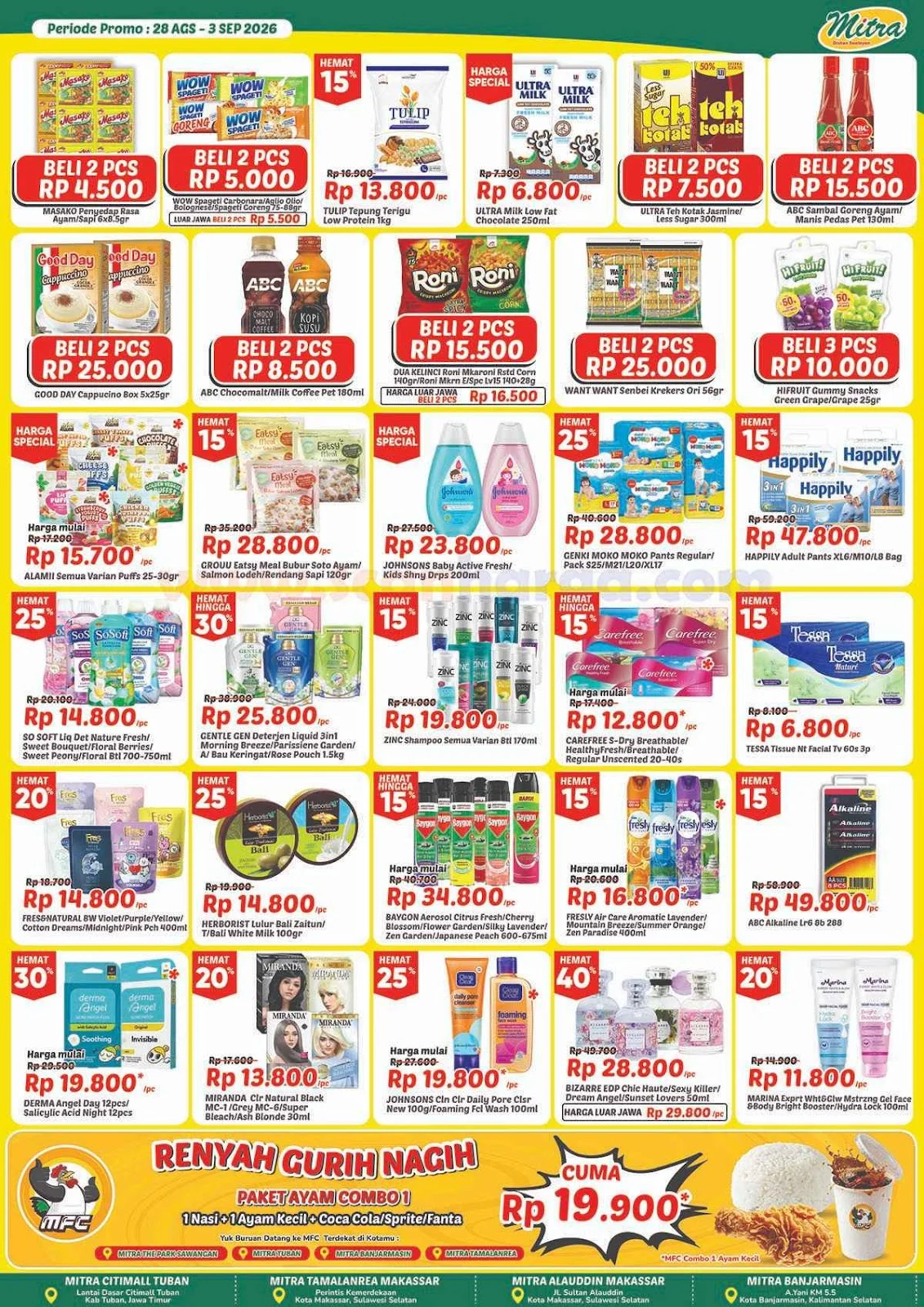 Promo JSM Mitra Diskon Swalayan: Belanja Hemat 28 Agu - 3 Sep 2026