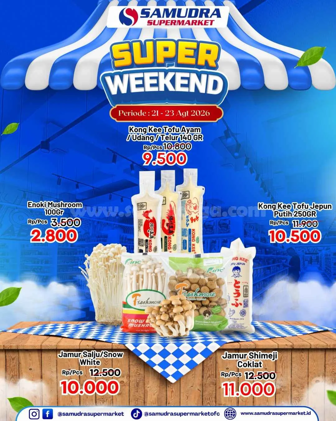 Promo JSM Samudra Supermarket 21-23 Agustus 2026: Banjir Diskon Spesial!