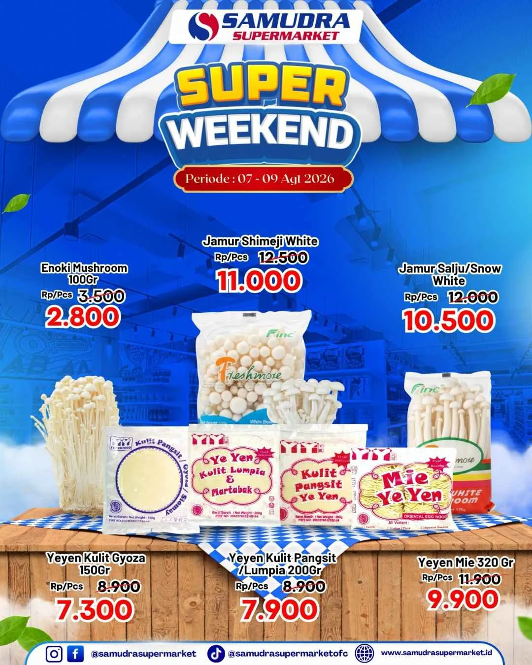 Promo JSM Samudra Supermarket 7-9 Agustus 2026: Diskon Menggoda!