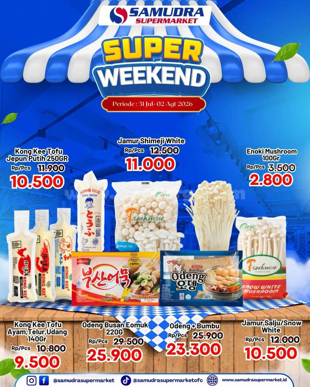 Promo JSM Samudra Supermarket: Diskon Akhir Pekan 31 Juli - 2 Agustus 2026!