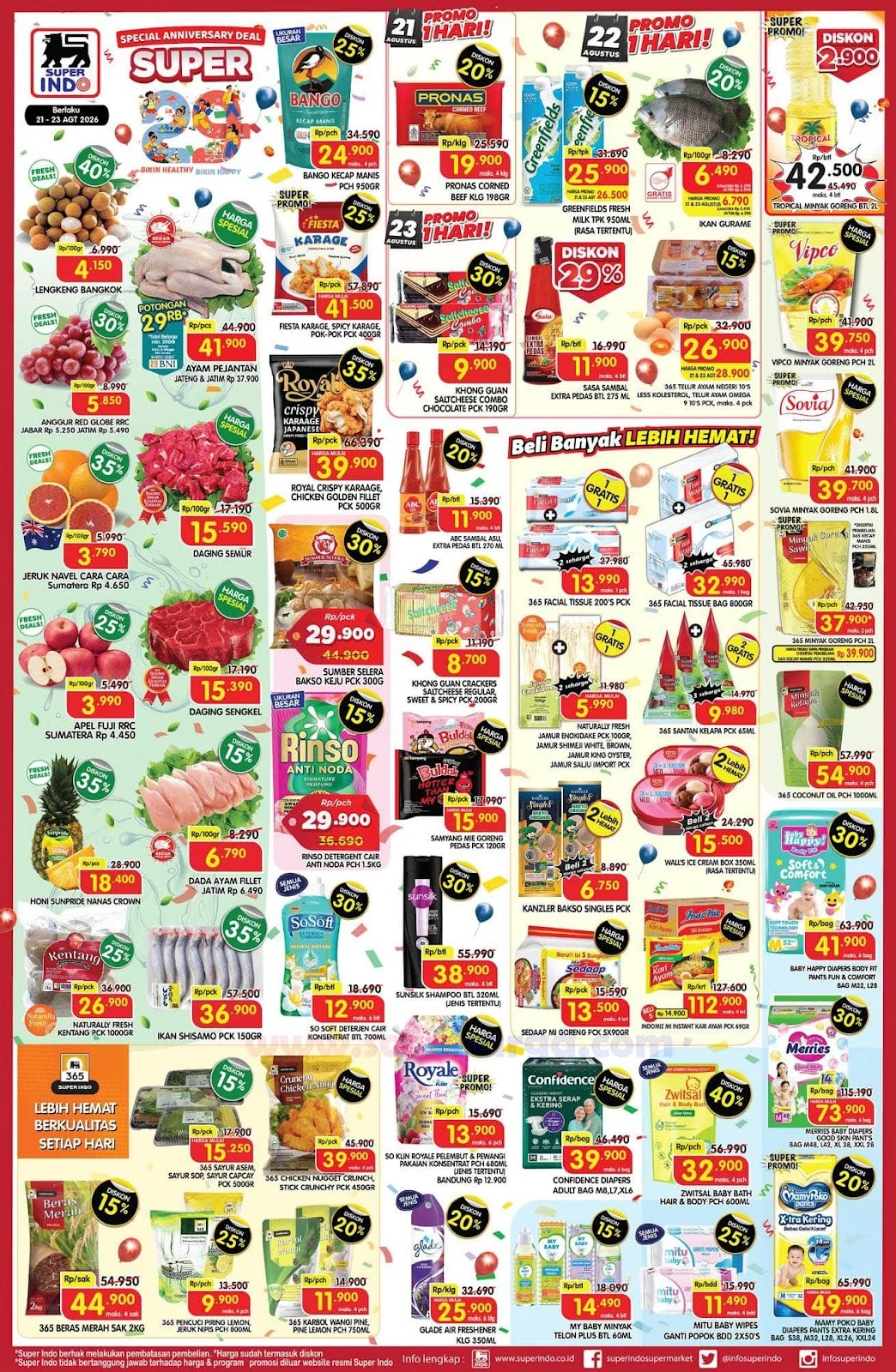 Promo JSM Superindo: Diskon Akhir Pekan 21-23 Agustus 2026