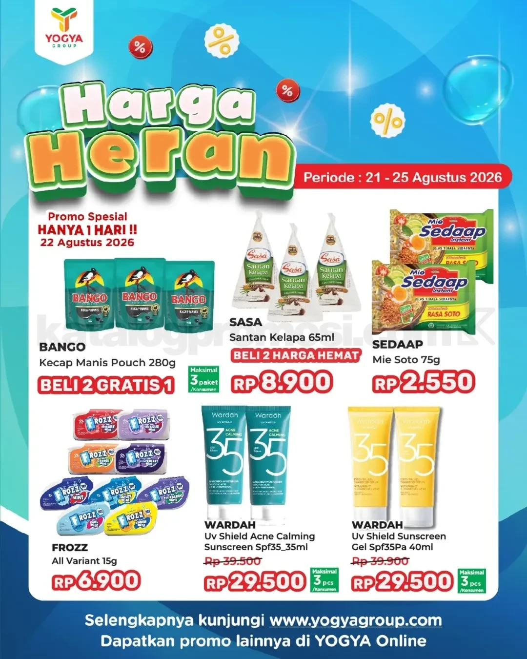 Promo JSM Toserba Yogya: Harga Hebat 21-25 Agustus 2026