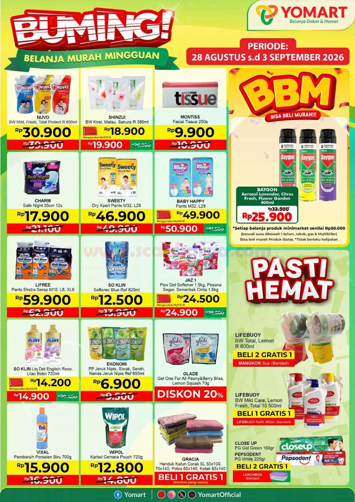 Promo JSM Yomart: Diskon Heboh 28 Agustus - 3 September 2026