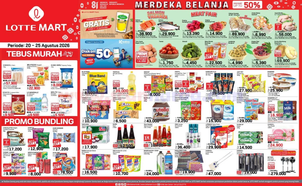 Promo Lottemart JSM: Diskon Menggoda 20-25 Agustus 2026