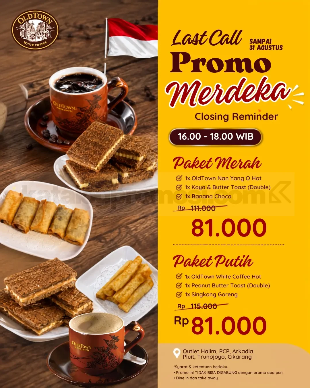 Promo OldTown White Coffee: Paket Merah Putih Hemat!