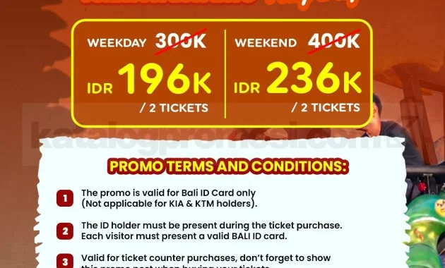 promo payday trans studio bali tiket berdua mulai rp 196 ribu