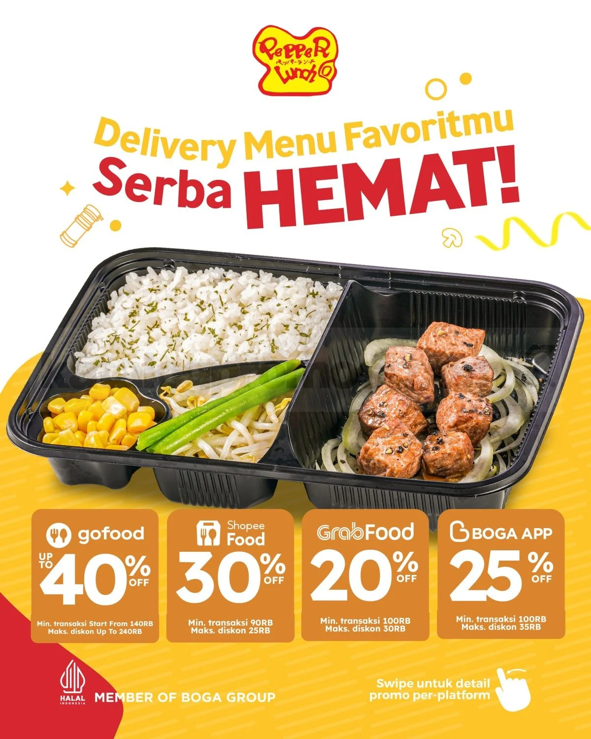 Promo Pepper Lunch Agustus 2026: Diskon Hingga 40% di Gofood!
