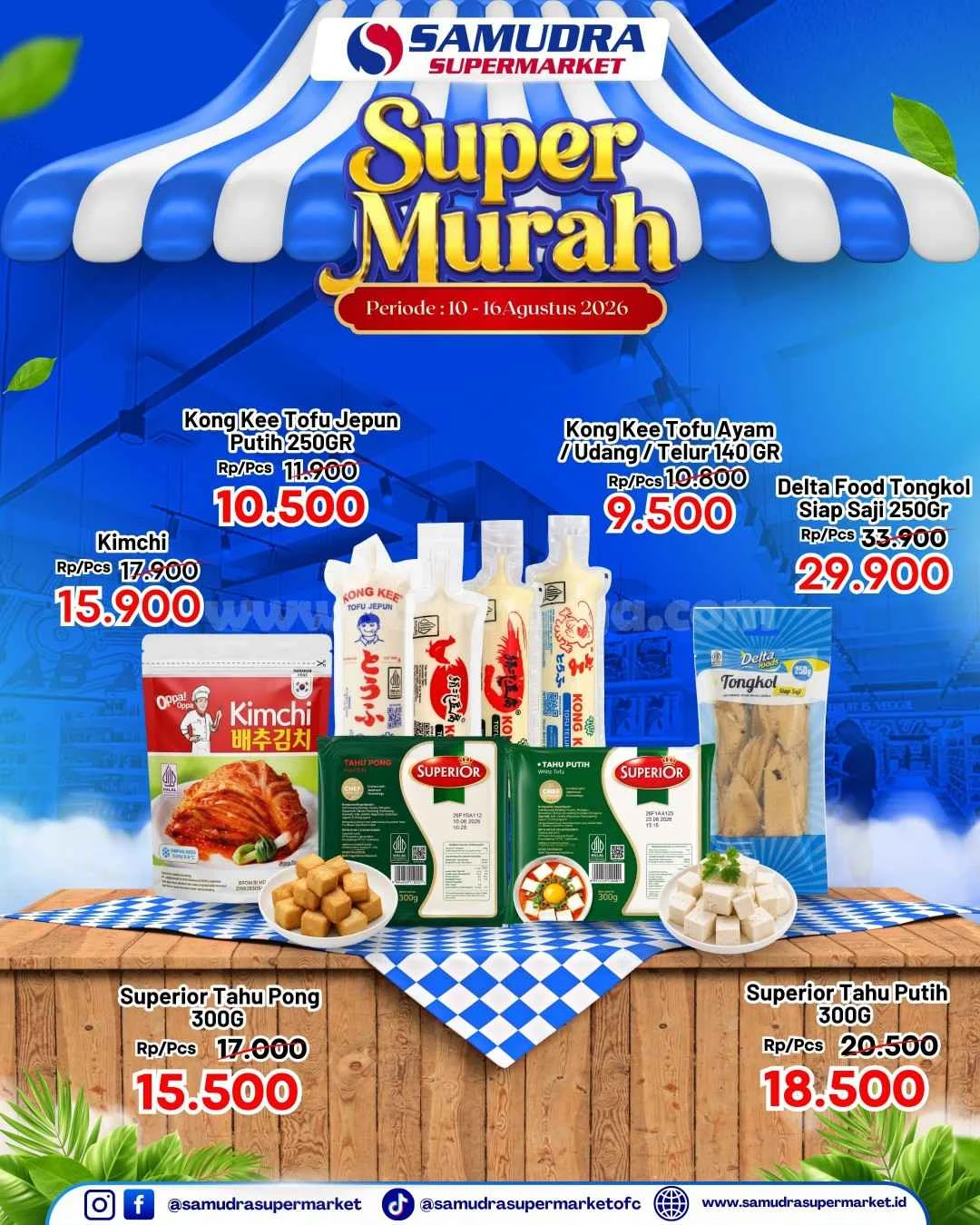 Promo Samudra Supermarket: Super Murah 10-16 Agustus 2026