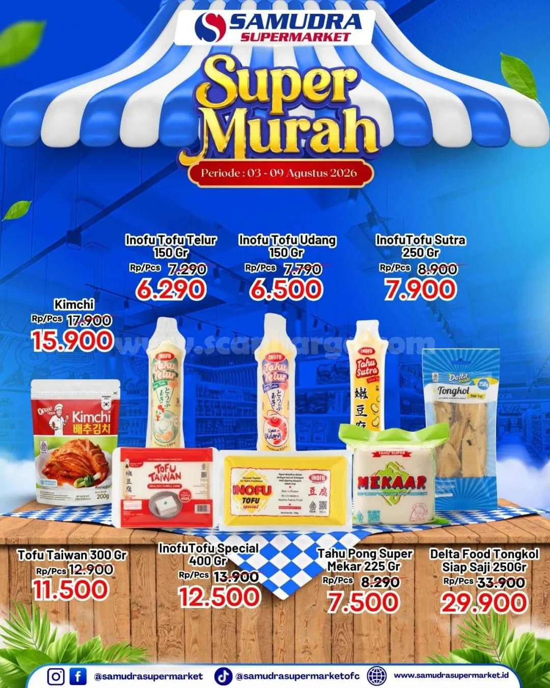 Promo Samudra Supermarket Super Murah 3-9 Agustus 2026
