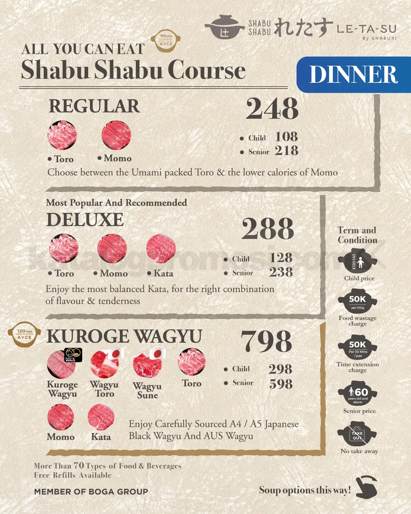 Promo Shabu Shabu Letasu: Wagyu Matsuri Agustus 2026