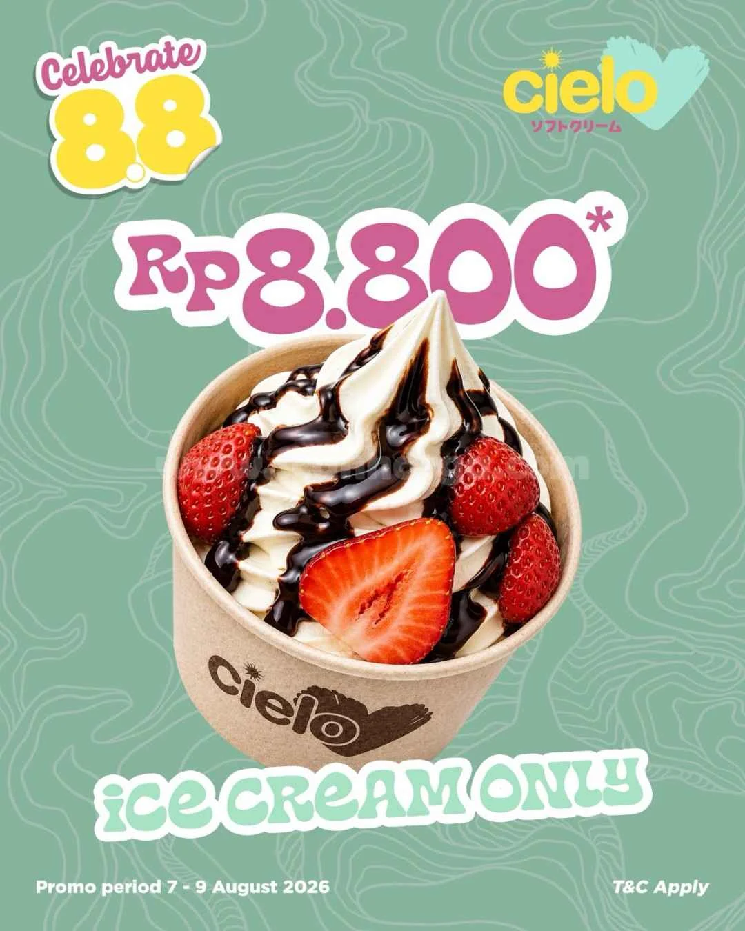 Promo Spesial 8.8: Es Krim Favorit Cielo Hanya Rp 8.800!