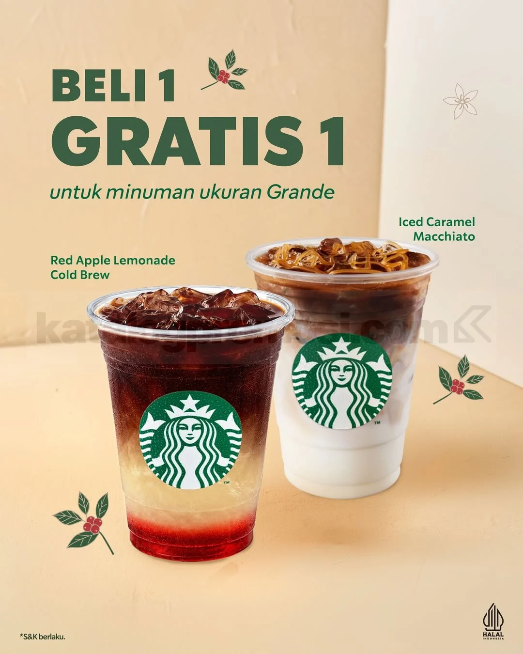 Promo Starbucks: Beli 1 Gratis 1 Minuman Grande untuk Member