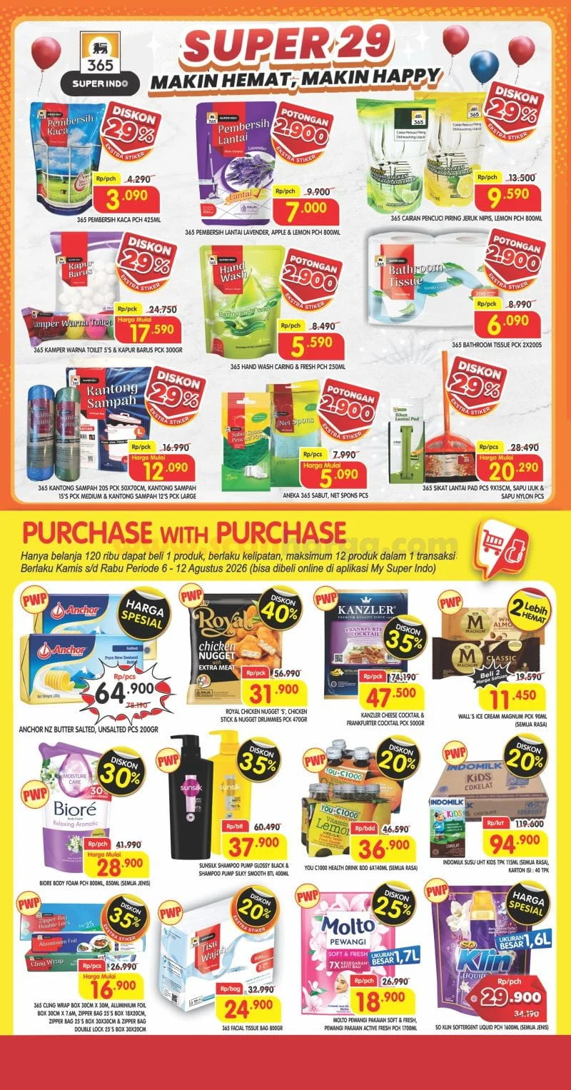 Promo Superindo 6-12 Agustus 2026: Belanja Hemat Penuh Manfaat