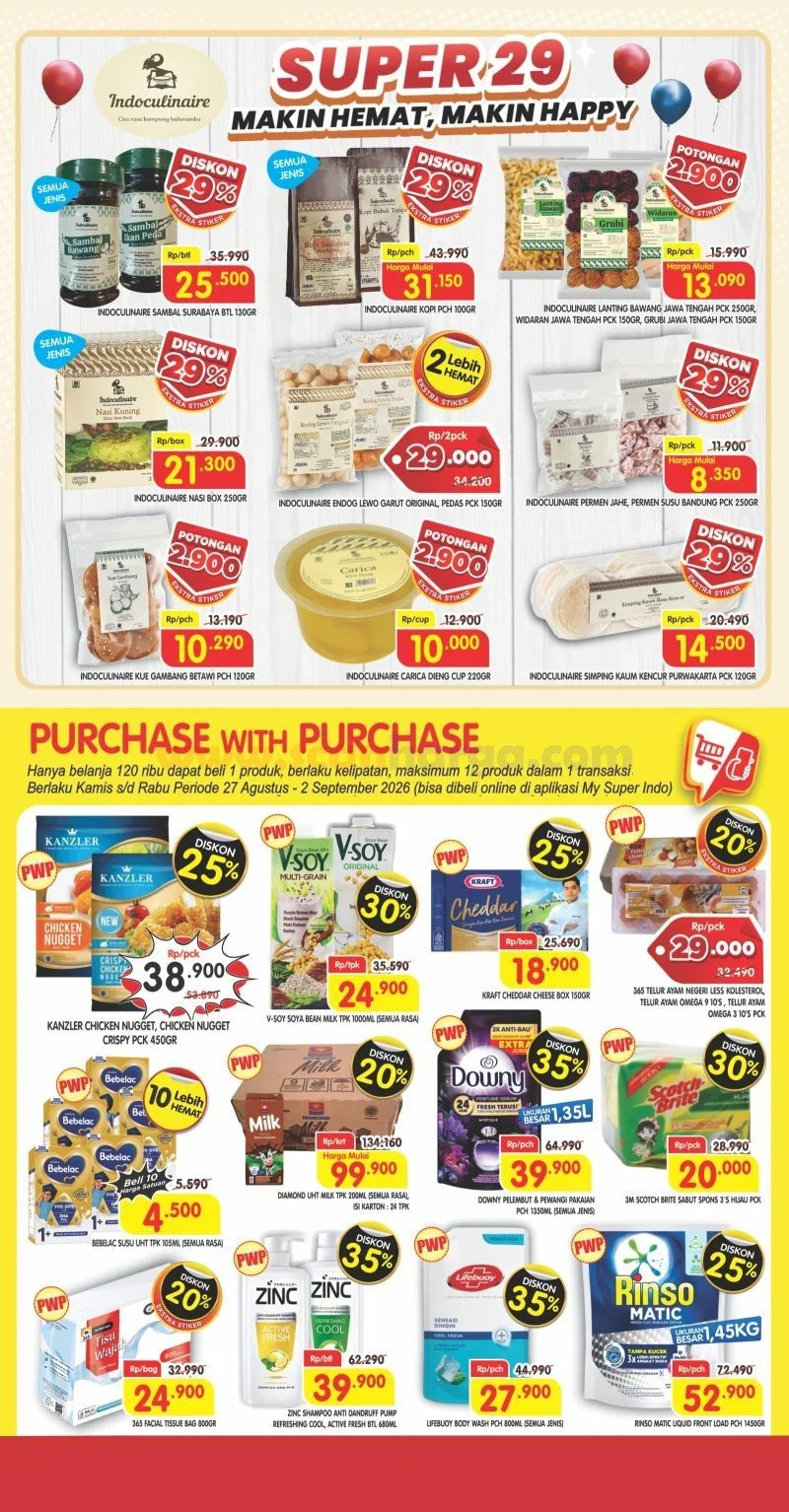Promo Superindo: Katalog Hemat 27 Agustus - 2 September 2026