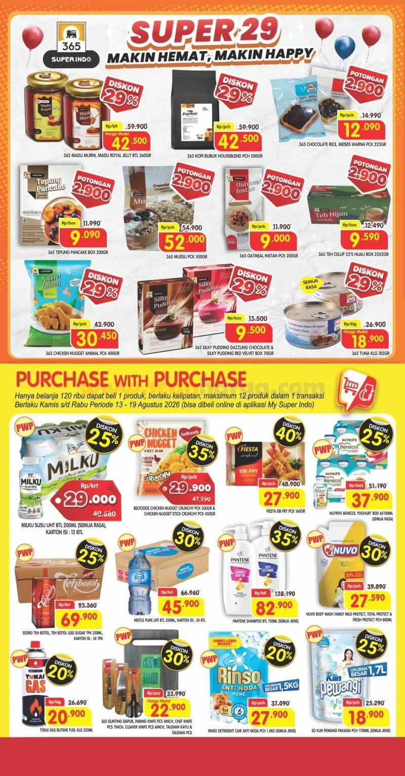 Promo Superindo: Katalog Super Hemat 13-19 Agustus 2026