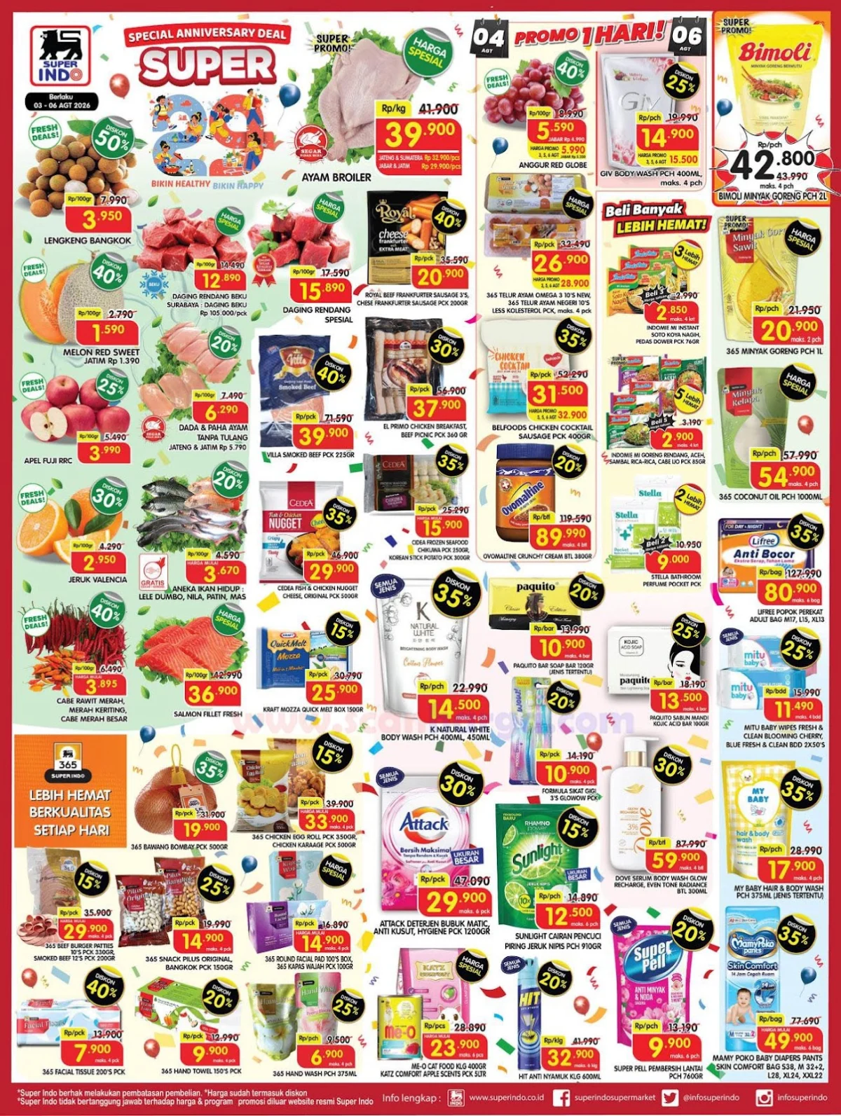 Promo Superindo Weekday: Diskon Menggoda 3-6 Agustus 2026