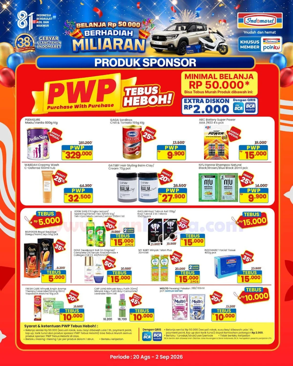 Promo Tebus Murah Indomaret: Belanja Hemat Mulai 20 Agustus 2026