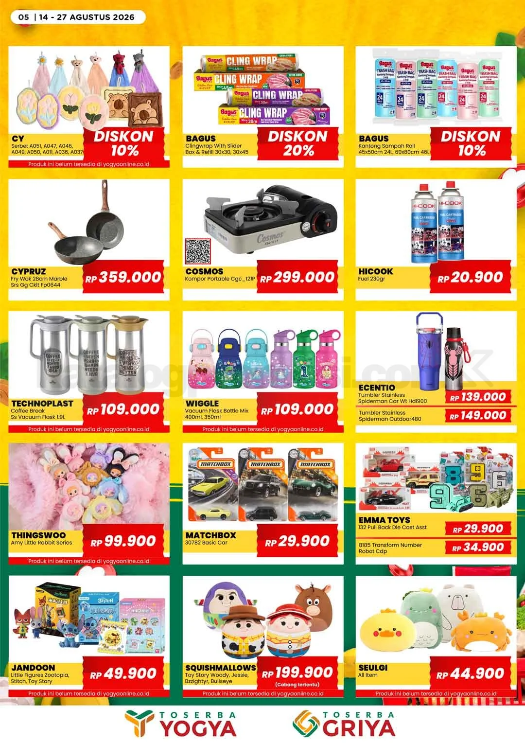 Promo Toserba Yogya Serba Hemat: 14-27 Agustus 2026!