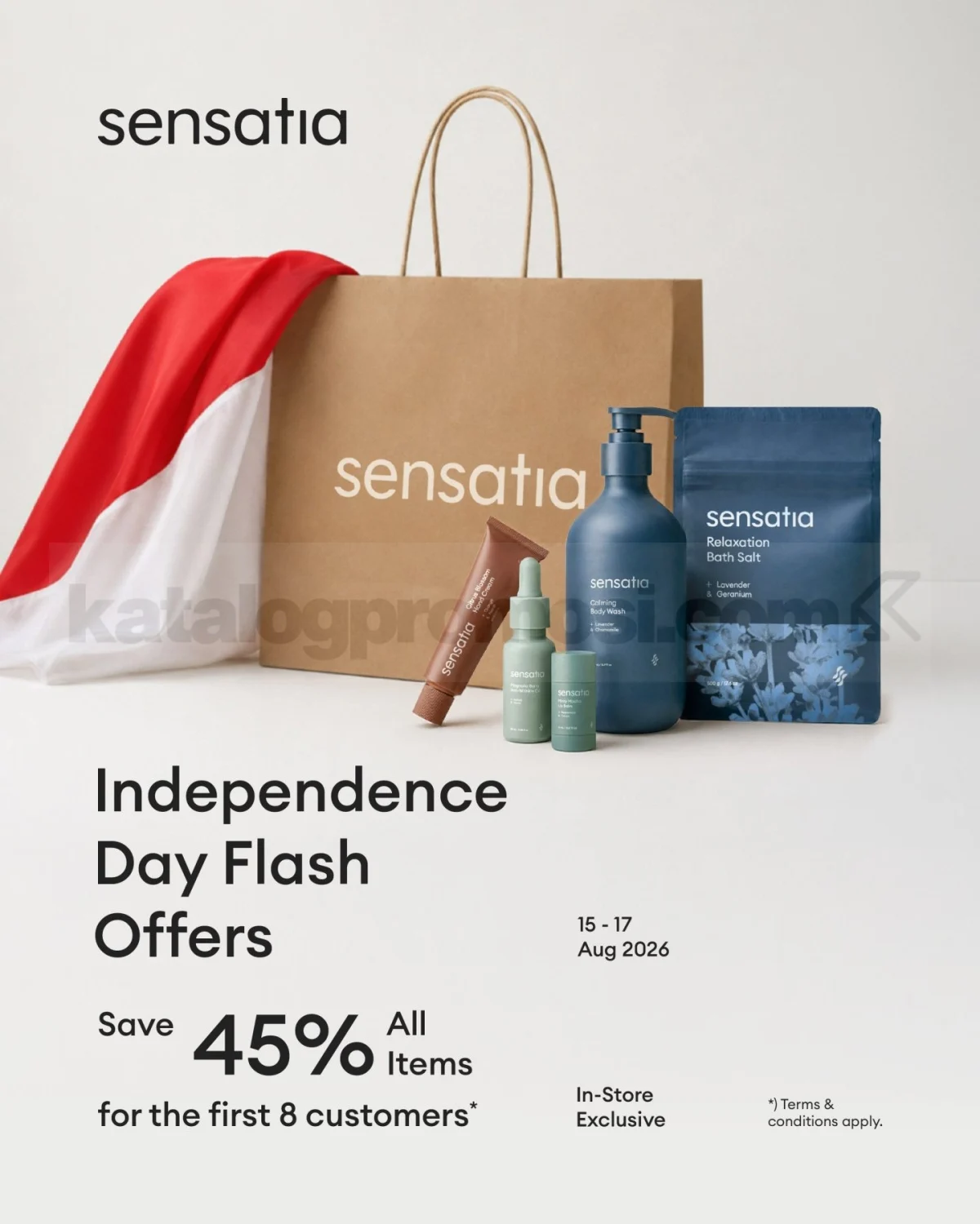 Sensatia Merdeka: Diskon 45% untuk 8 Pembeli Pertama!