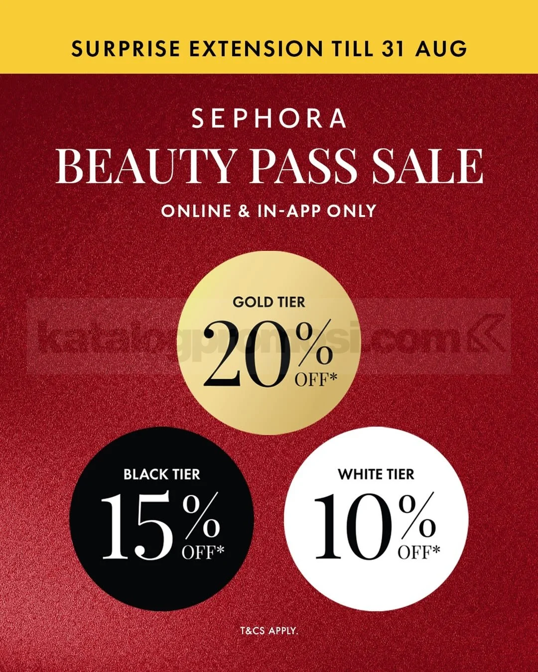 Sephora Beauty Pass Sale: Diskon Hingga 20% Diperpanjang Hingga 2026!