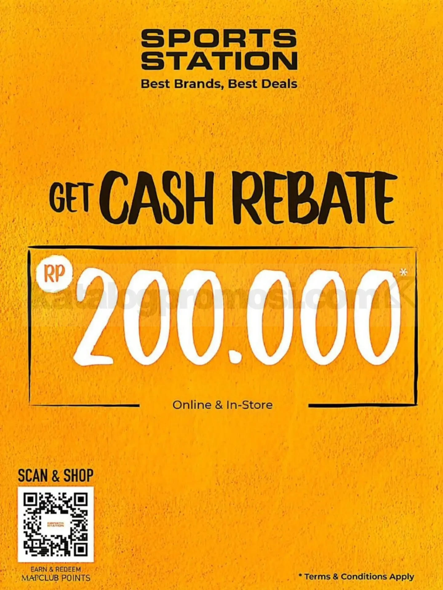 Sport Station: Rebate Rp200rb, Belanja Makin Untung!