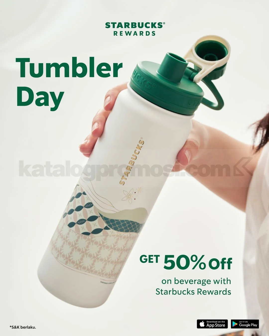 Starbucks Tumbler Day: Diskon 50% Minuman Spesial 20 Agustus 2026