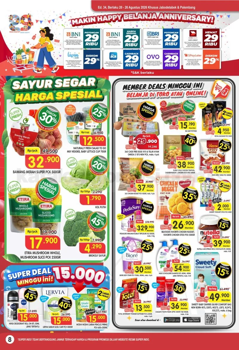 Superindo: Promo Heboh 20-26 Agustus 2026, Belanja Hemat!