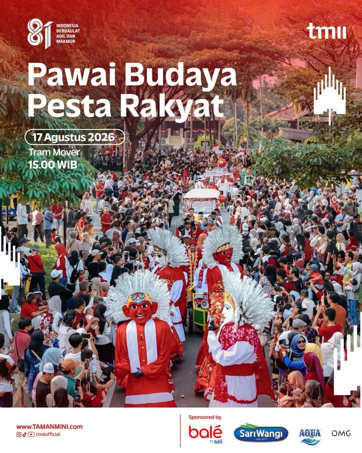 TMII Gelar Pesta Rakyat Spesial Kemerdekaan 2026, Tiket Hanya Rp17.800!