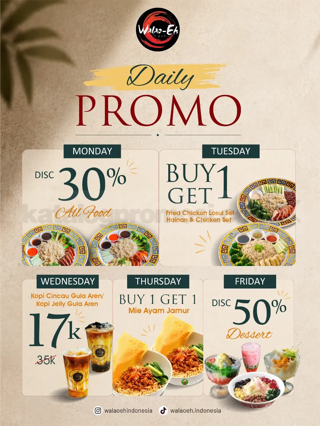 Walao-Eh Daily Deals: Diskon Tiap Hari Hingga 50%!