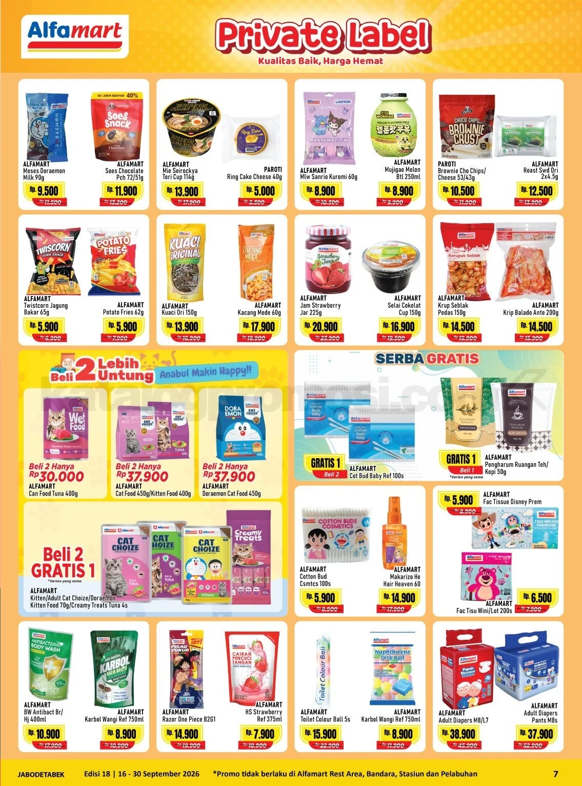 Alfamart Tawarkan Promo Spesial 16-30 September 2026