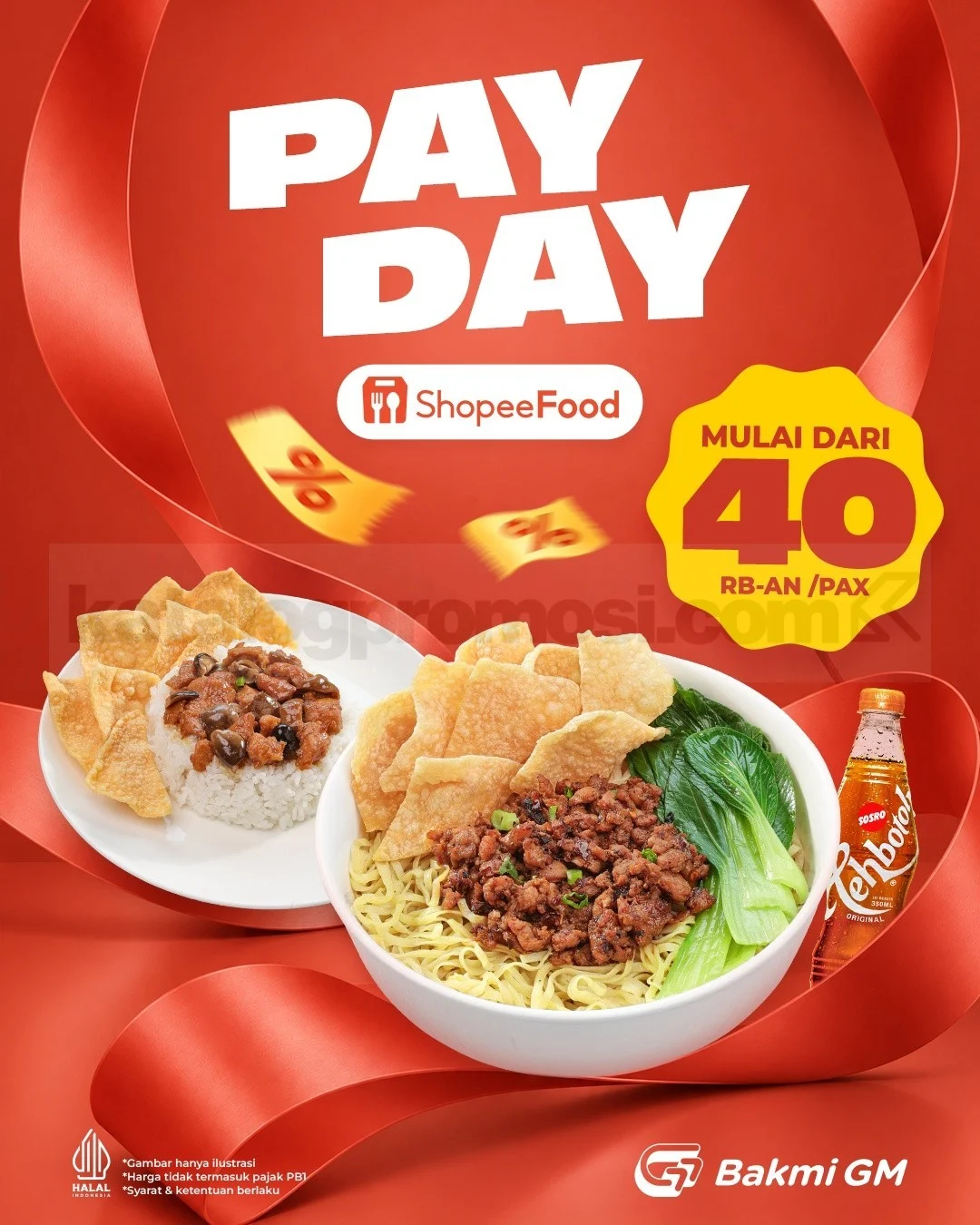 Bakmi GM Payday: Paket Hemat Mulai Rp40 Ribu via ShopeeFood