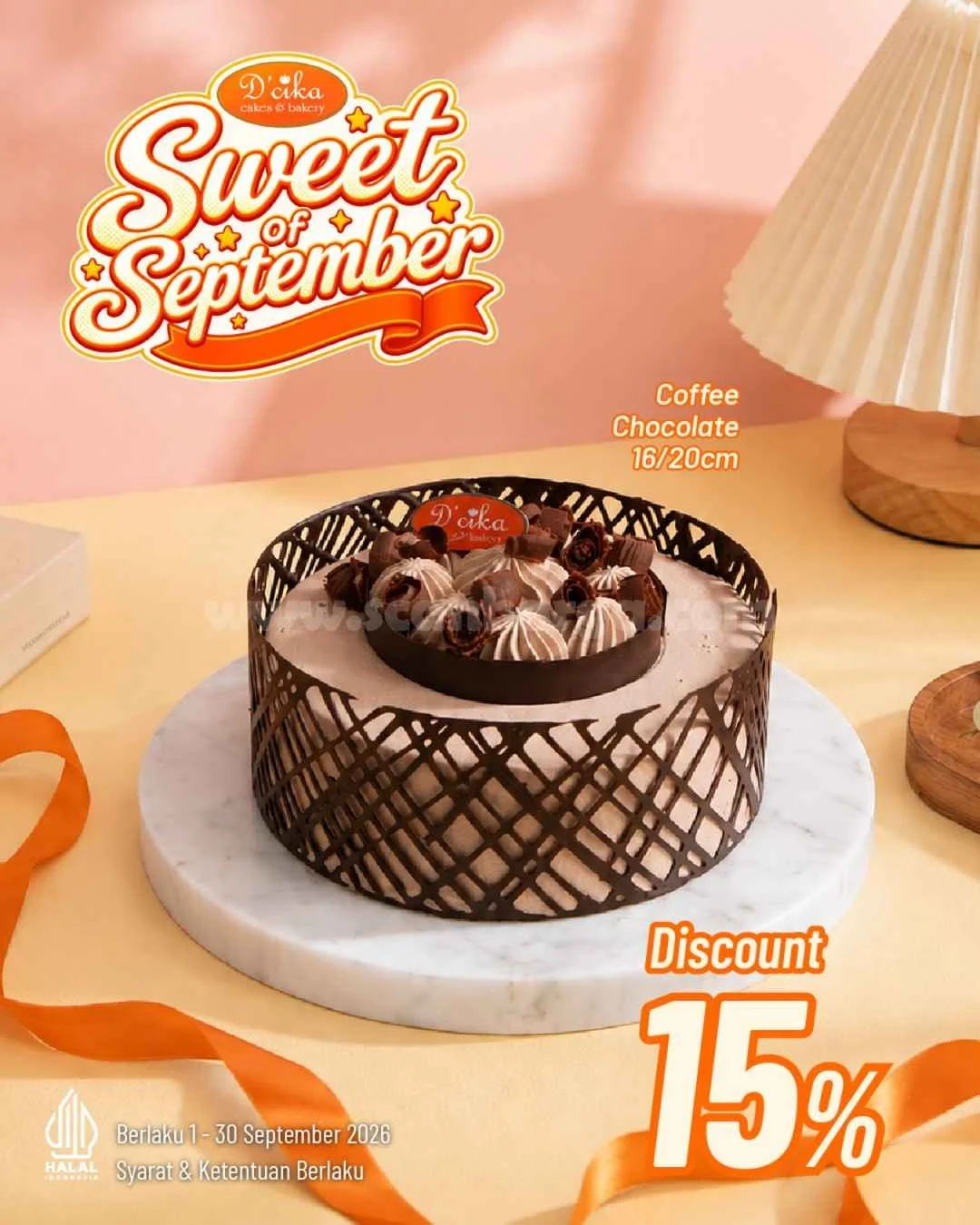 Dcika Bakery: Diskon 15% untuk Sweet of September