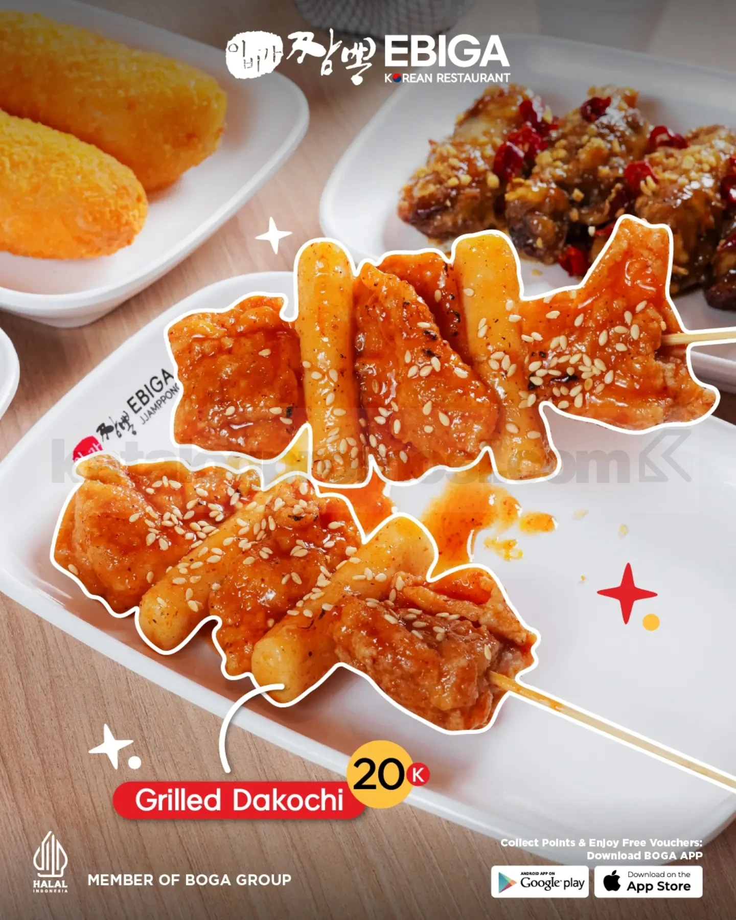Ebiga Sajikan 30+ Jajanan Korea Mulai Rp 20 Ribu