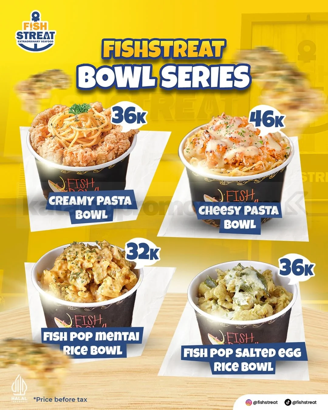 Fishstreat Bowl Series: Pilihan Praktis Mulai Rp32.000