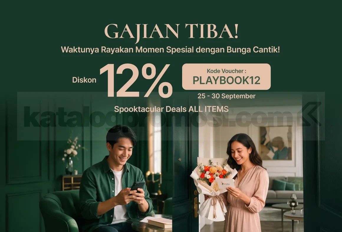 FlowerAdvisor: Diskon 12% Spesial Akhir September!