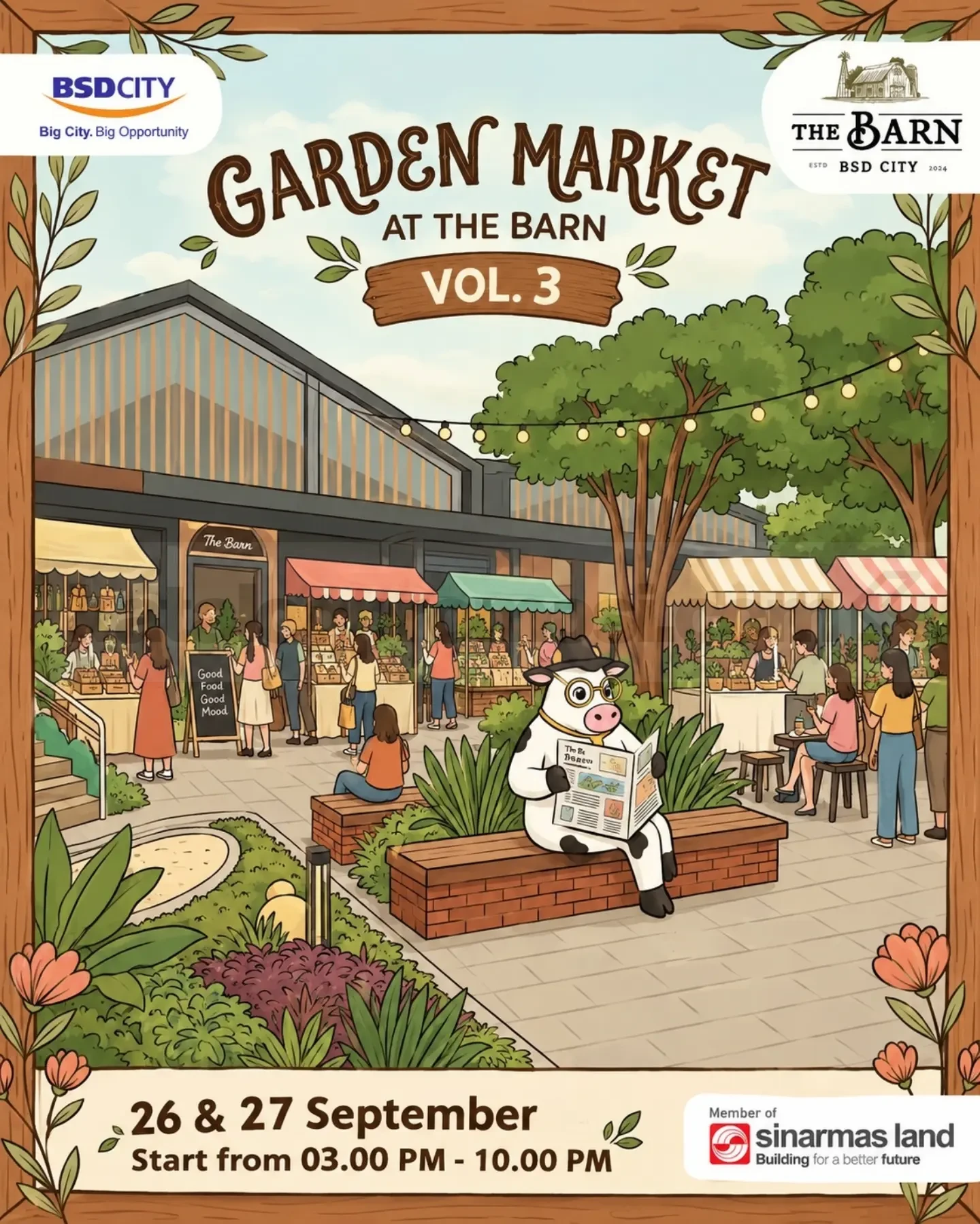 Garden Market Vol. 3 Hadir di The Barn BSD City Akhir Pekan Ini