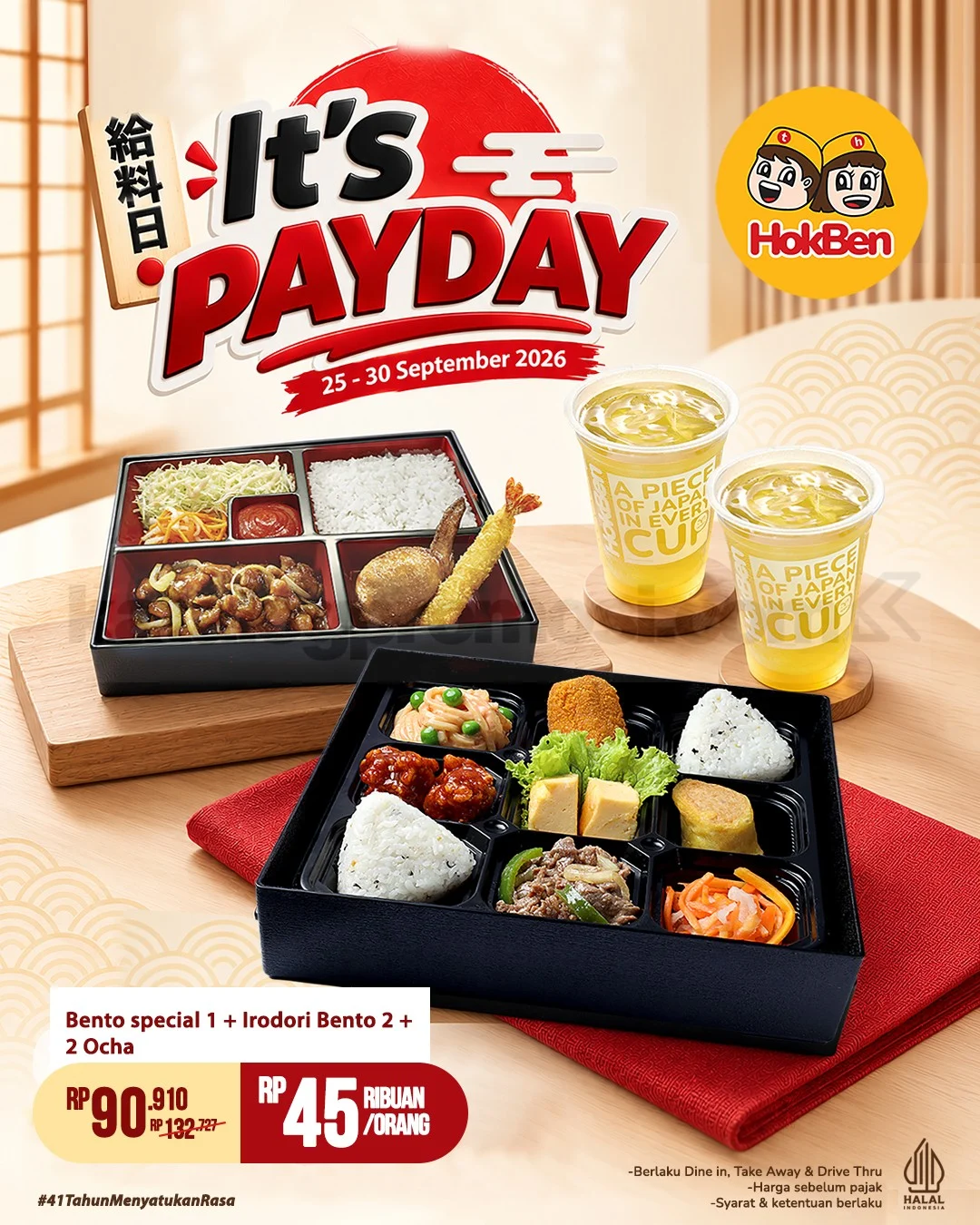 HokBen Hadirkan Promo Payday Attack Spesial Rp90.910