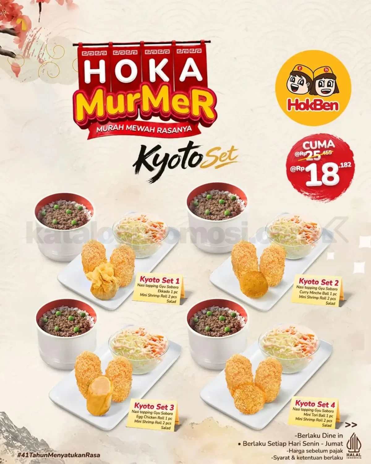 HokBen Tawarkan HOKA MurMeR & BBM Hemat Weekday