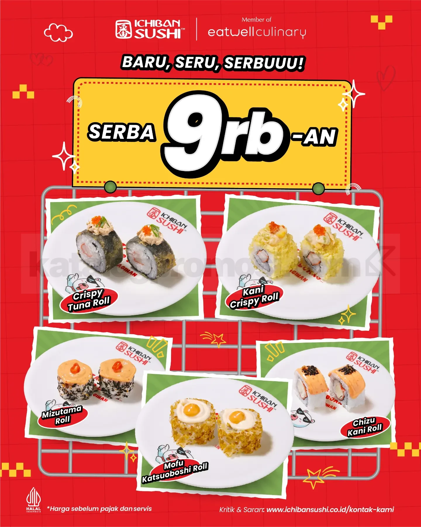 Ichiban Sushi Hadirkan Menu Baru Mulai Rp9.000