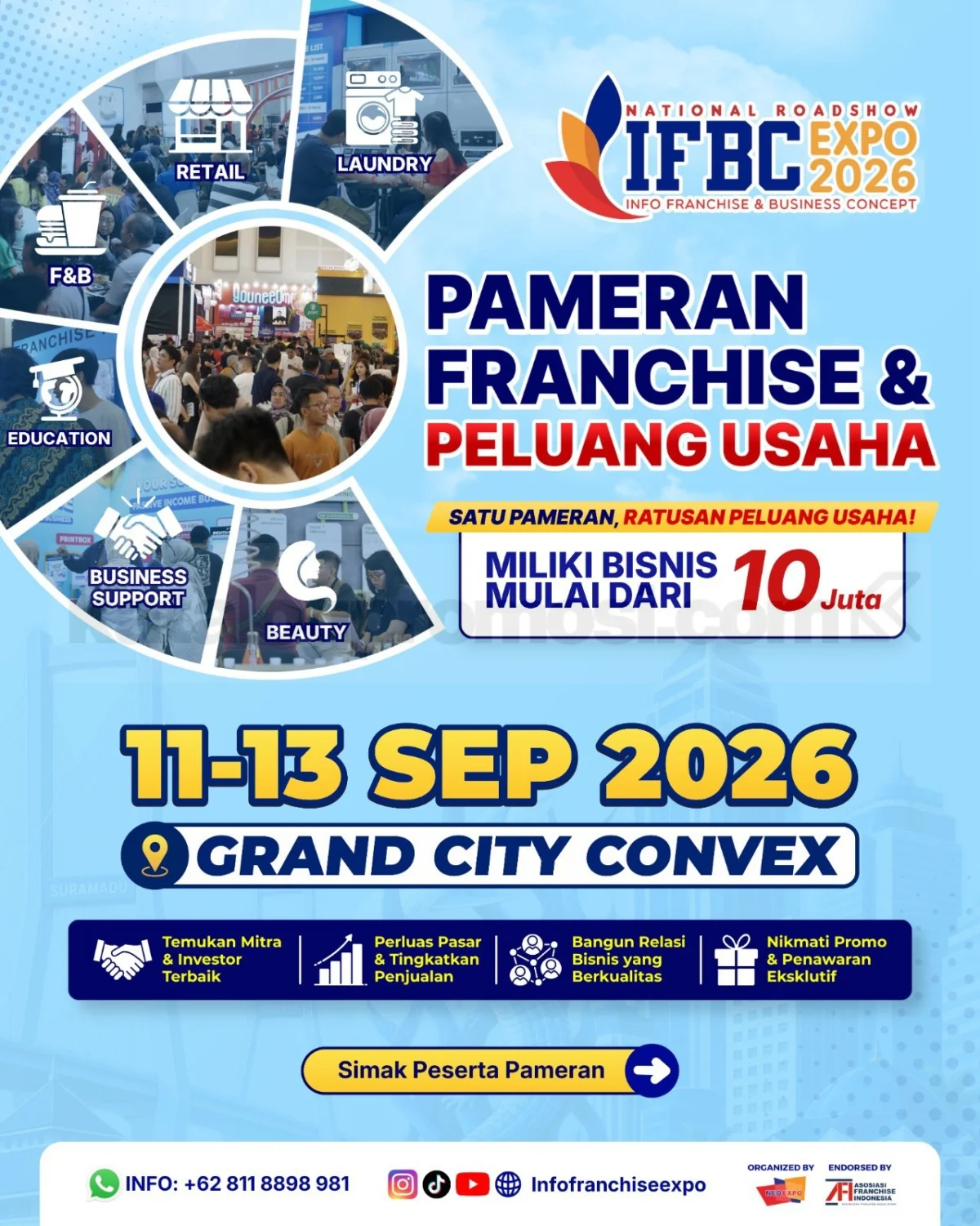 IFBC Expo 2026 Surabaya: Peluang Bisnis Terkini Digelar September