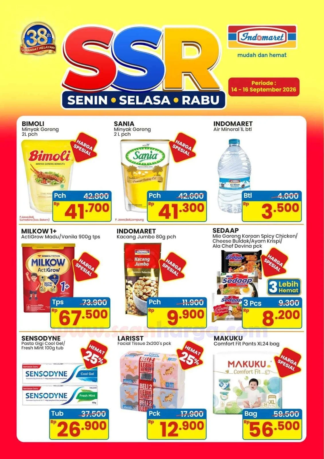 Indomaret Hadirkan Promo SSR Spesial Awal Pekan 14-16 September 2026