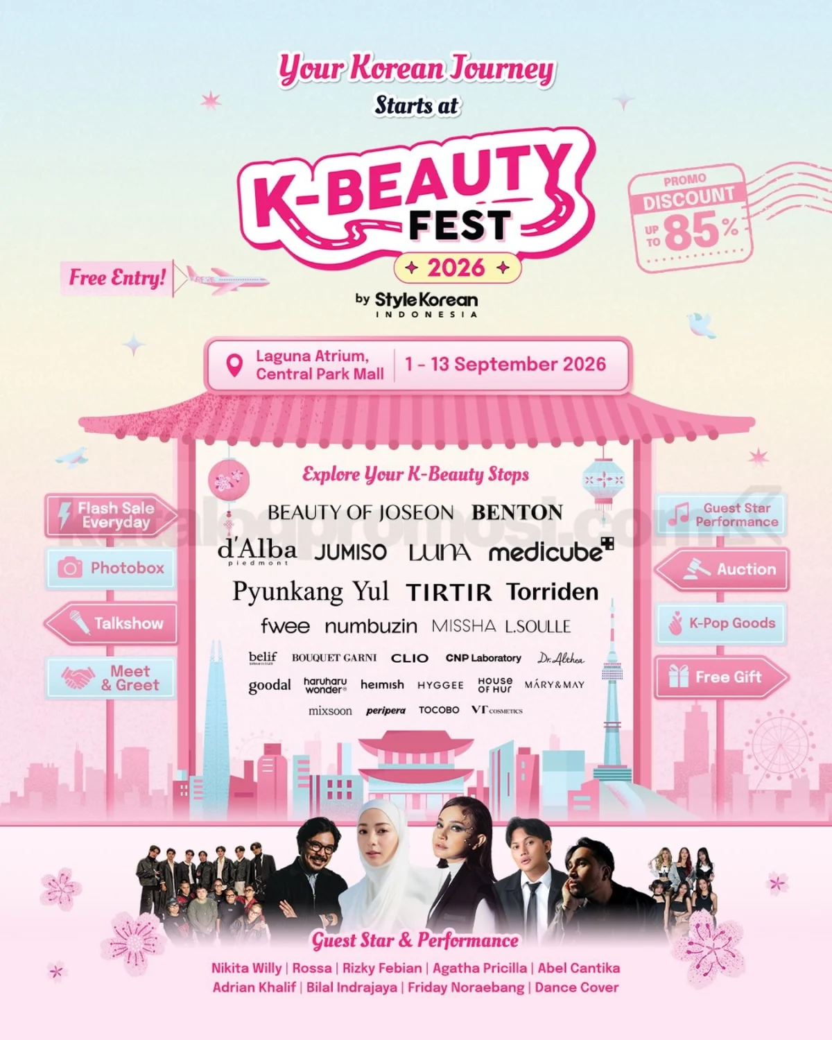 K-Beauty Fest 2026: Surga Kecantikan Korea di Central Park Mall