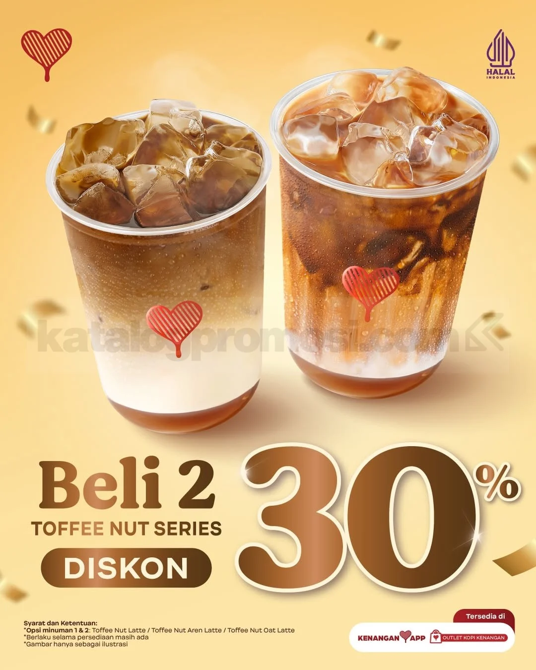 Kopi Kenangan: Beli 2 Toffee Nut Series Diskon 30%!