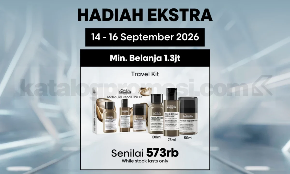L'Oréal Pro Super Brand Day di Shopee: Diskon 40% & Hadiah Mewah