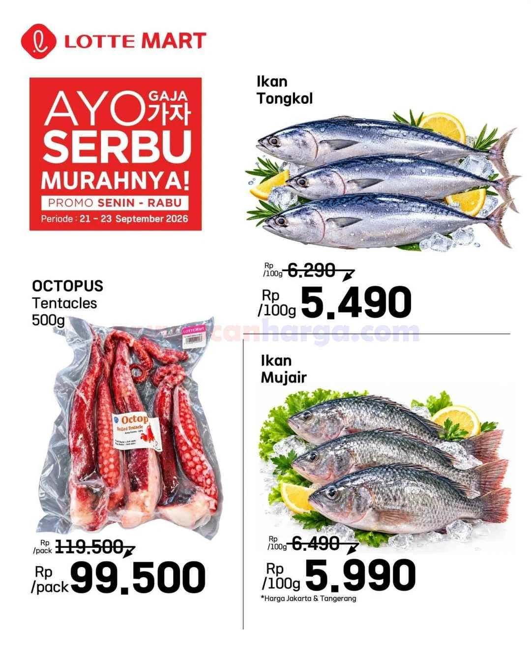 Lottemart Weekday Serbu: Diskon Heboh 21-23 Sep 2026