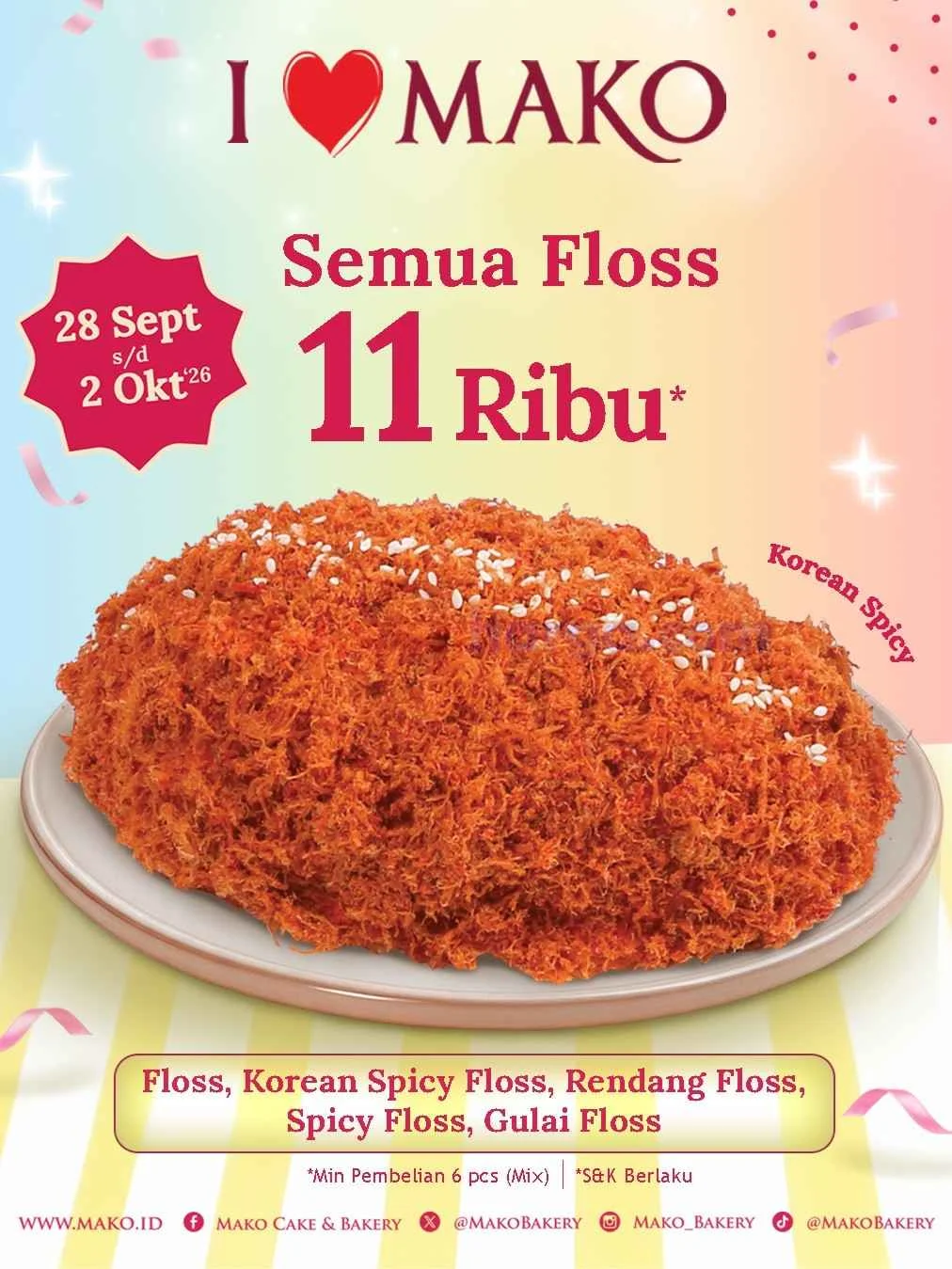 MAKO: Promo Manis Roti Mulai Rp 9.000