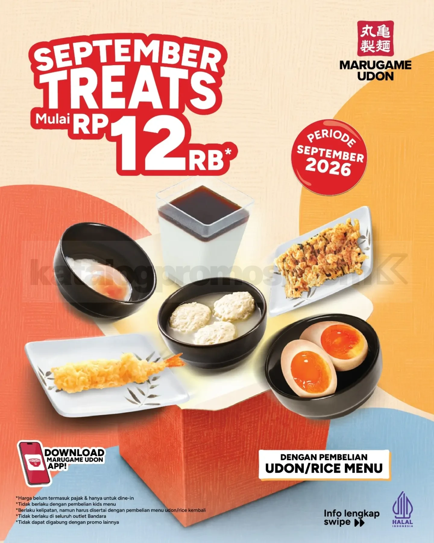 Marugame Udon: Tempura Spesial Rp12 Ribu, 14-20 Sep 2026