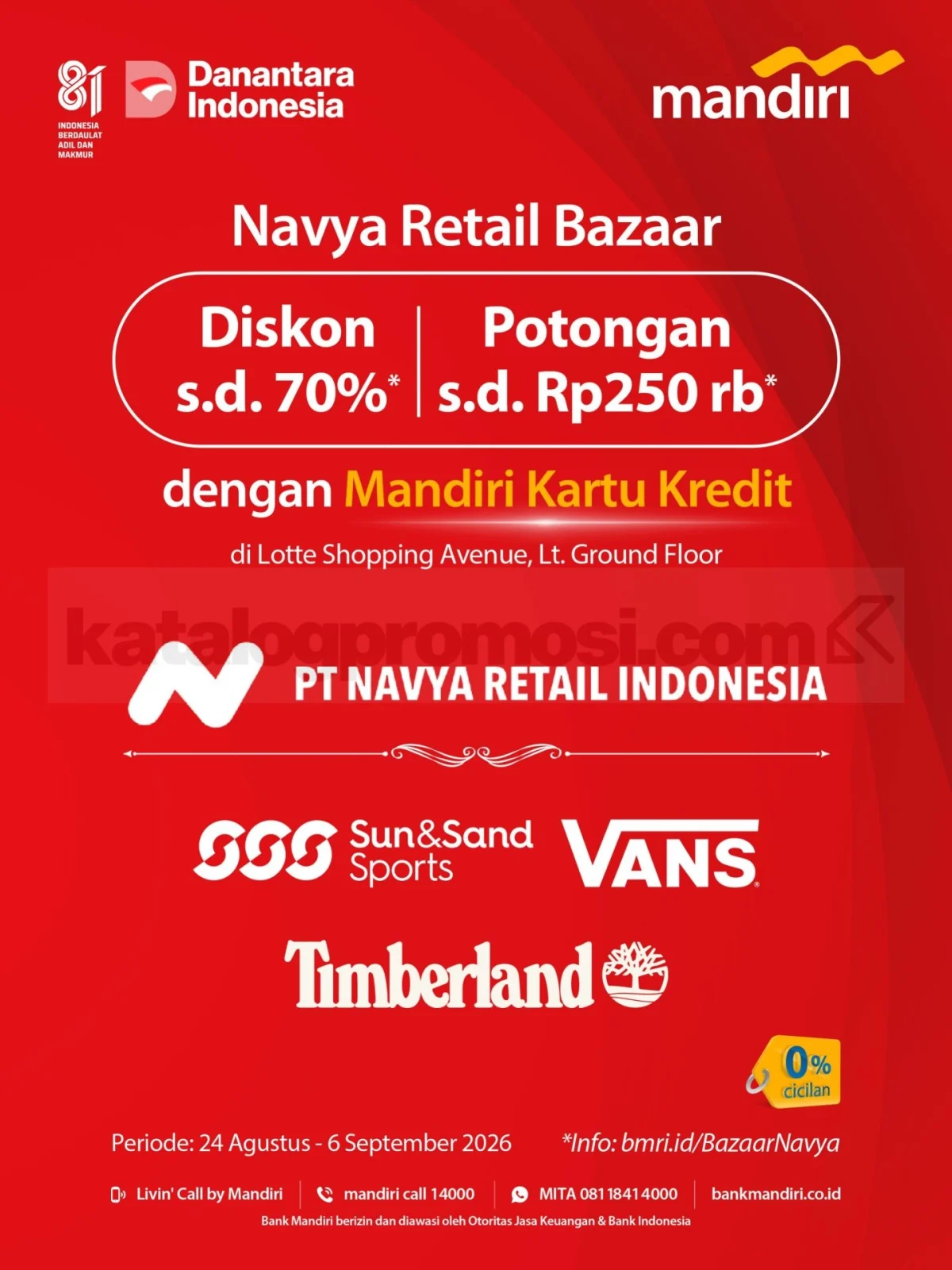 Navya Sports Bazaar: Diskon 70% di LOTTE Mall Jakarta