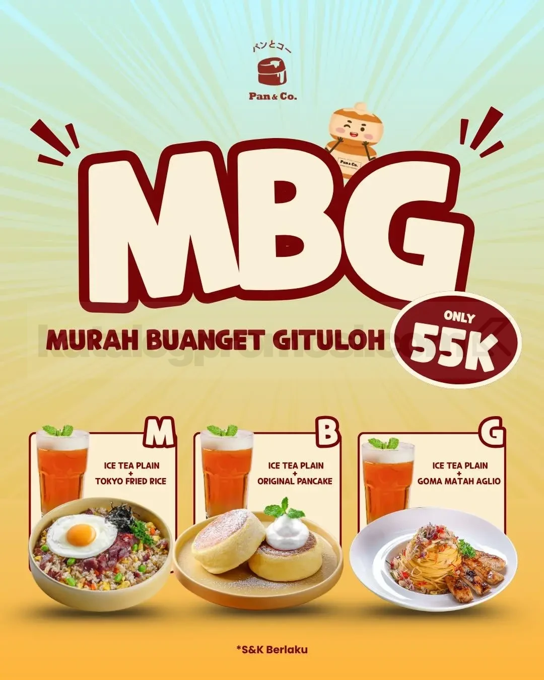 Pan&Co Hadirkan Promo Makan Siang Hemat Rp55.000